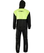 TRAJE DE LLUVIA, CHUBASQUERO IMPERMEABLE DE MOTO EN DOS PIEZAS 481 NEGRO FLUOR - Imagen 2