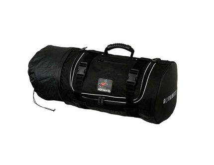 BOLSA TRASERA DE CORDURA CON FORMA CILINDRICA 6801 NEGRO