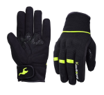 GUANTES DE MOTO INVERNALES IMPERMEABLES , UNISEX HIMALAYA NEGRO FLUOR