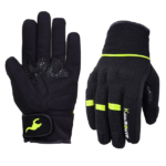 GUANTES DE MOTO INVERNALES IMPERMEABLES , UNISEX HIMALAYA NEGRO FLUOR