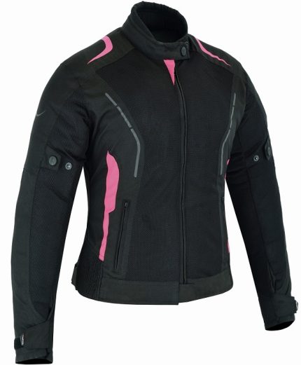 CHAQUETA DE VERANO DIANA FUCSIA/ROSA PARA MUJER  CON PROTECCIONES C.E. Y FORRO IMPERMEABLE EXTRAIBLE