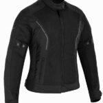 CHAQUETA DE VERANO DIANA NEGRA PARA MUJER CON PROTECCIONES C.E. Y FORRO IMPERMEABLE EXTRAIBLE