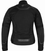 CHAQUETA DE VERANO DIANA NEGRA PARA MUJER CON PROTECCIONES C.E. Y FORRO IMPERMEABLE EXTRAIBLE - Imagen 3