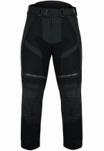 PANTALON DE MOTO PERFORADO DE VERANO UNISEX, PROTECCIONES CE HEFESTO NEGRO - Imagen 2