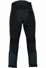 PANTALON DE MOTO PERFORADO DE VERANO UNISEX, PROTECCIONES CE HEFESTO NEGRO - Imagen 4