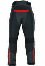 PANTALON DE MOTO PERFORADO DE VERANO UNISEX, PROTECCIONES CE HEFESTO ROJO/NEGRO - Imagen 4