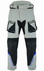 TRAJE DE MOTO 4 ESTACIONES DE DOS PIEZAS, CHAQUETA Y PANTALÓN TRICAPA TITAN OCEANO NEGRO/AZUL 2 PIEZAS - Imagen 5