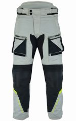 TRAJE DE MOTO 4 ESTACIONES DE DOS PIEZAS, CHAQUETA Y PANTALÓN TRICAPA TITAN OCEANO NEGRO/FLUOR 2 PIEZAS - Imagen 7