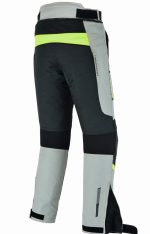 PANTALON DE MOTO  OCEANO PLATA NEGRO FLUOR 4SEASON CUATRO ESTACIONES TRICAPA IMPERMEABLE TRANSPIRABLE - Imagen 4