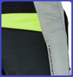 PANTALON DE MOTO  OCEANO PLATA NEGRO FLUOR 4SEASON CUATRO ESTACIONES TRICAPA IMPERMEABLE TRANSPIRABLE - Imagen 6
