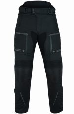 PANTALON DE MOTO CUATRO ESTACIONES ( 4SEASON ), TRICAPA IMPERMEABLE TRANSPIRABLE OCEANO NEGRO