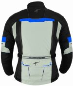 TRAJE DE MOTO 4 ESTACIONES DE DOS PIEZAS, CHAQUETA Y PANTALÓN TRICAPA TITAN OCEANO NEGRO/AZUL 2 PIEZAS - Imagen 3