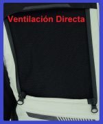 CHAQUETA DE MOTO TITAN ROJO 4SEASON EN CORDURA CUATRO ESTACIONES  TRICAPA TIPO 3/4  CON PROTECCIONES C.E., IMPERMEABLE, UNISEX - Imagen 4