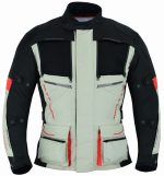 CHAQUETA DE MOTO TITAN ROJO 4SEASON EN CORDURA CUATRO ESTACIONES  TRICAPA TIPO 3/4  CON PROTECCIONES C.E., IMPERMEABLE, UNISEX - Imagen 6