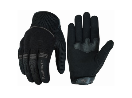 GUANTES DE MOTO PARA VERANO EN MALLA  CON PROTECCIONES URBION NEGRO