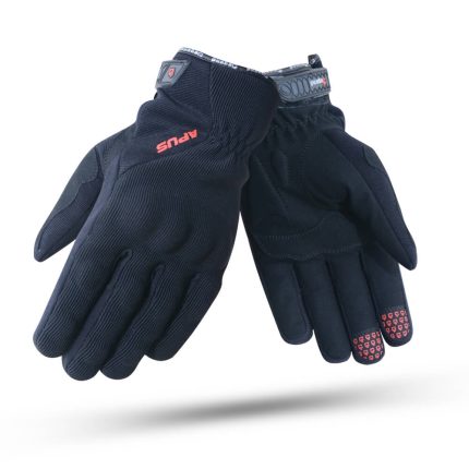 GUANTES DE MOTO DEGEND APUS NEGRO  DE INVIERNO, TÉRMICOS