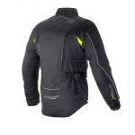 CHAQUETA DE MOTO SEVENTY/70  SD-JT41 INVIERNO TOURING HOMBRE NEGRO/AMARILLO ESTILO 3/4 UNISEX - Imagen 2
