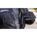 CHAQUETA DE MOTO SEVENTY/70  SD-JT41 INVIERNO TOURING HOMBRE NEGRO/AMARILLO ESTILO 3/4 UNISEX - Imagen 5