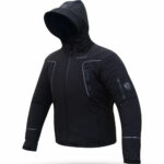 CHAQUETAS DE CORDURA SNOW NEGRA DEGEND IMPERMEABLE TRANSPIRABLE