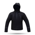 CHAQUETAS DE CORDURA SNOW NEGRA DEGEND IMPERMEABLE TRANSPIRABLE - Imagen 2