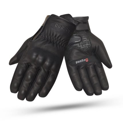 GUANTES DE MOTO EN PIEL  DEGEND INDUS NEGRO DE INVIERNO, TÉRMICOS Y IMPERMEABLES