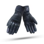 GUANTES DE MOTO EN PIEL   DEGEND R-TRAVEL II DE INVIERNO, TÉRMICOS Y IMPERMEABLES NEGRO