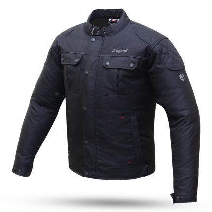 CHAQUETAS DE CORDURA URBANA LONDON  DEGEND NEGRA IMPERMEABLE TRANSPIRABLE