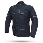 CHAQUETAS DE CORDURA TRAVEL HOMBRE DEGEND NEGRA  3/4 IMPERMEABLE TRANSPIRABLE