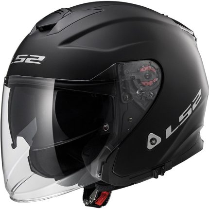 CASCO JET LS2-OF521 INFINITY MATT BLACK/NEGRO MATE