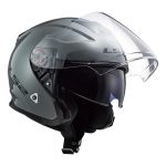 CASCO JET LS2-OF521 INFINITY NARDO GREY/ GRIS - Imagen 3