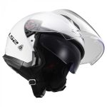 CASCO JET LS2-OF521 INFINITY SOLID WHITE/ BLANCO - Imagen 2