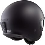 CASCO JET LS2 -OF599 SPITFIRE II SOLID MATT BLACK-06/ NEGRO MATE - Imagen 3