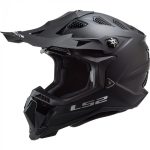 CASCO DE MOTO CROSS LS2 -MX700 SUBVERTER EVO NOIR MATT BLACK-ECE 22.06 NEGRO MATE