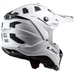 CASCO DE MOTO CROSS LS2 -MX700 SUBVERTER EVO SOLID WHITE-ECE 22.06 BLANCO SÓLIDO - Imagen 2
