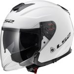 CASCO JET LS2-OF521 INFINITY SOLID WHITE/ BLANCO