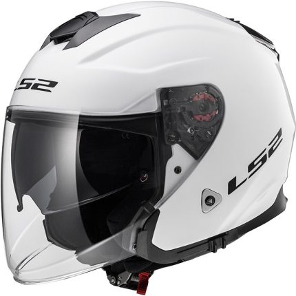 CASCO JET LS2-OF521 INFINITY SOLID WHITE/ BLANCO