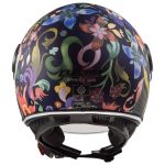 CASCO JET LS2 -OF558 SPHERE LUX II BLOOM BLUE PINK-06/ FLORACIÓN AZUL ROSA - Imagen 3