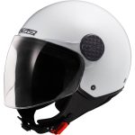 CASCO JET  LS2 -OF558 SPHERE II SOLID GLOSS WHITE-06/ BLANCO SÓLIDO BRILLANTE