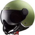 CASCO JET  LS2 -OF558 SPHERE II SOLID MATT MILITARY GREEN-06/ VERDE MILITAR LISO MATE - Imagen 3