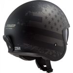 CASCO JET  LS2 -OF599 SPITFIRE II MATT BLACK FLAG-06/BANDERA NEGRA MATE - Imagen 3