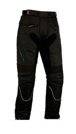 PANTALÓN DE MOTO EN CORDURA PARA CHICAS, 100% IMPERMEABLE 141NEGRO