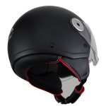 CASCO JET NZI VINTAGE 3 MATT BLACK/NEGRO MATE - Imagen 2