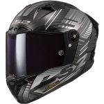 CASCO INTEGRAL DE LS2 - FF805 THUNDER C VOLT GL.BLACK GREY-06/ CARBONO NEGRO GRIS