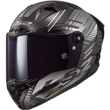 CASCO INTEGRAL DE LS2 - FF805 THUNDER C VOLT GL.BLACK GREY-06/ CARBONO NEGRO GRIS