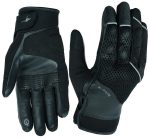 GUANTES DE MOTO EN PIEL Y MALLA PARA VERANO CON PROTECCIONES LOBO NEGRO - Imagen 2