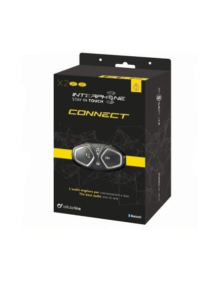 INTERCOMUNICADOR BLUETOOTH INTERPHONE CONNECT PAQUETE DOBLE