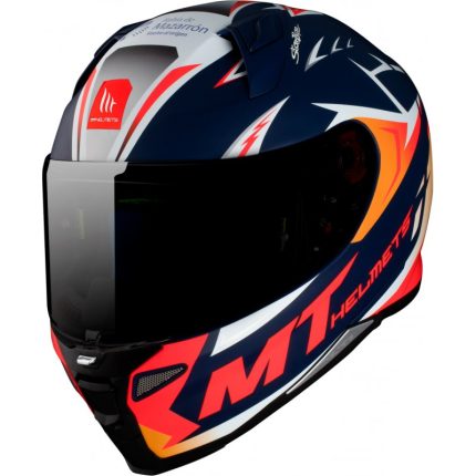 CASCO INTEGRAL HELMET MT FF110 REVENGE 2 ACOSTA A37 AZUL MATE