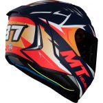 CASCO INTEGRAL HELMET MT FF110 REVENGE 2 ACOSTA A37 AZUL MATE - Imagen 3