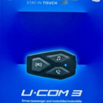 INTERCOMUNICADOR BLUETOOTH®5.1 INTERPHONE U-COM 3 PARLANTES HD DE 32 MM CON BAJOS DE ALTA CALIDAD