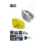 ANTIRROBO DISCO MOTO URBAN UR208T EN COLOR TITANIO Y EL URBAN UR208Y EN COLOR AMARILLO